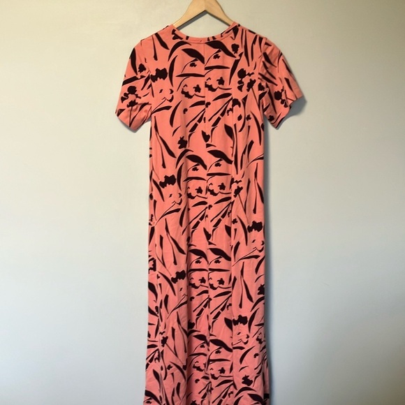 Marimekko Cotton Floral Pink Maxi Dress - Picture 6 of 6